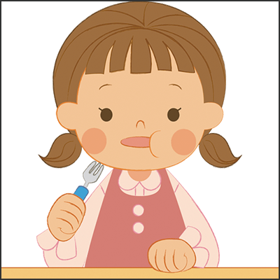 片側だけで噛む